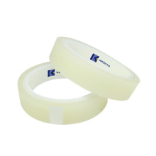 Clear polyolefin film rim tape for bicycle tire